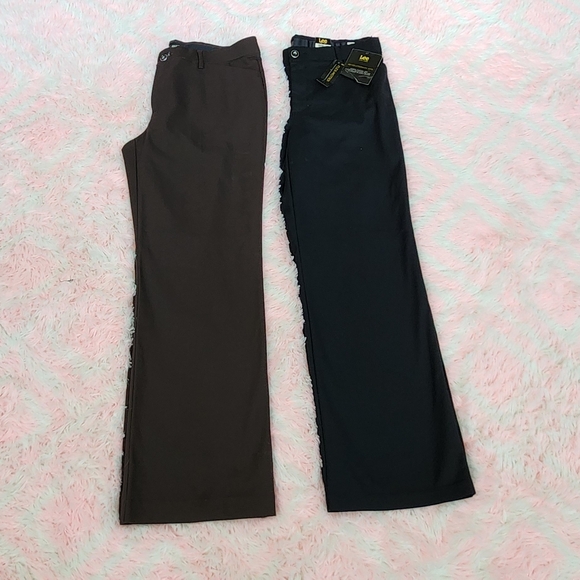LEE PANTS FLEX MOTION REGULAR FIT  SIZE 14 bundle of 2 free shipping - Picture 2 of 11